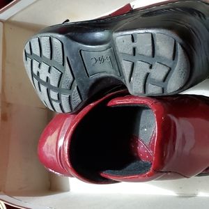 Red boc shoes